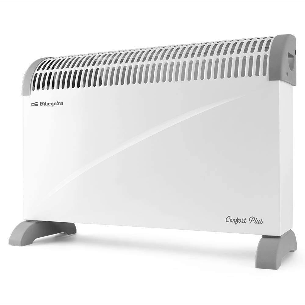 ORBEGOZO CV 2300 B A 2000 W Convector. 3 niveles de potencia: 750, 1.250 y 2.000 W. Termostato