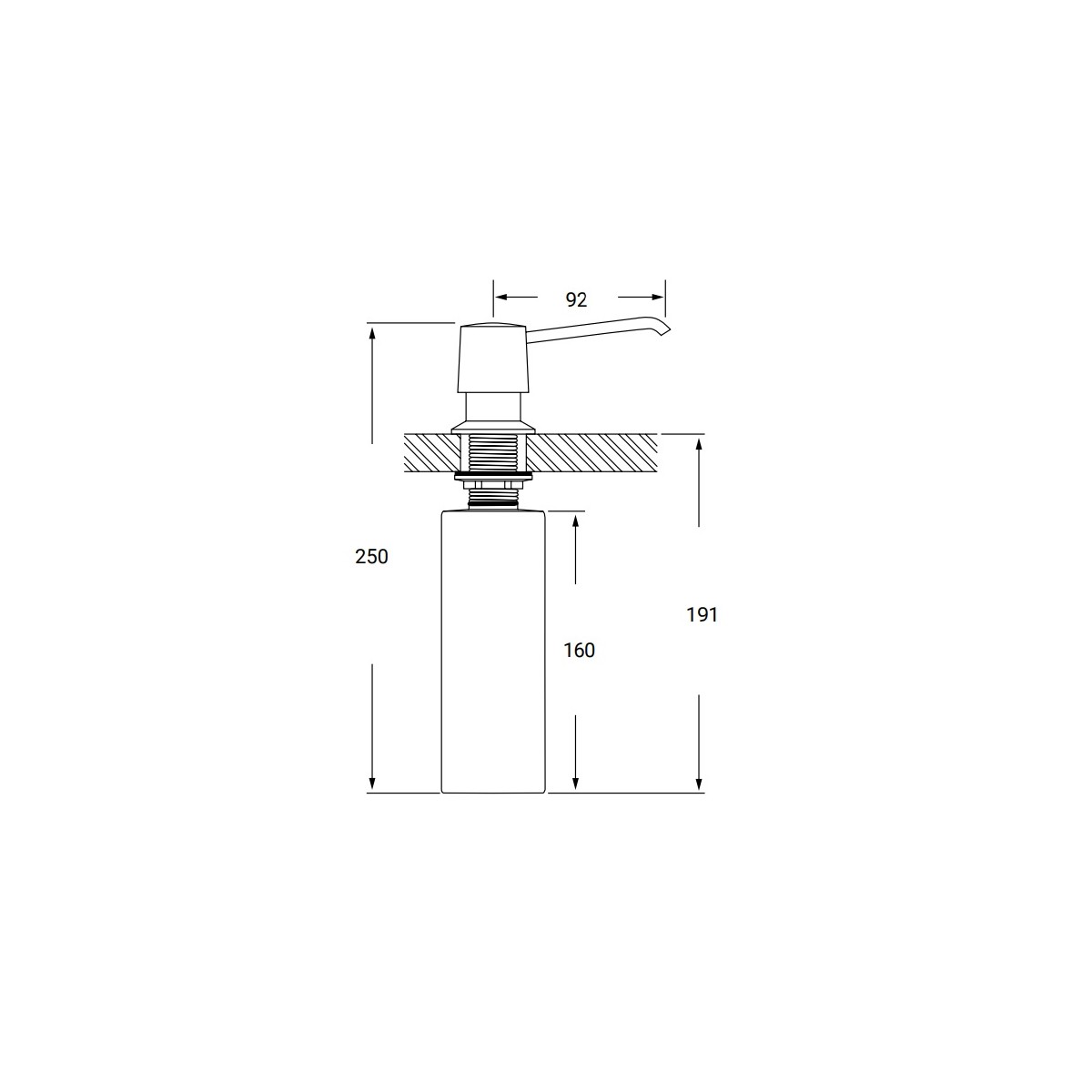 NOVA GRIFO COCINA Disp.jabon cocina redondo