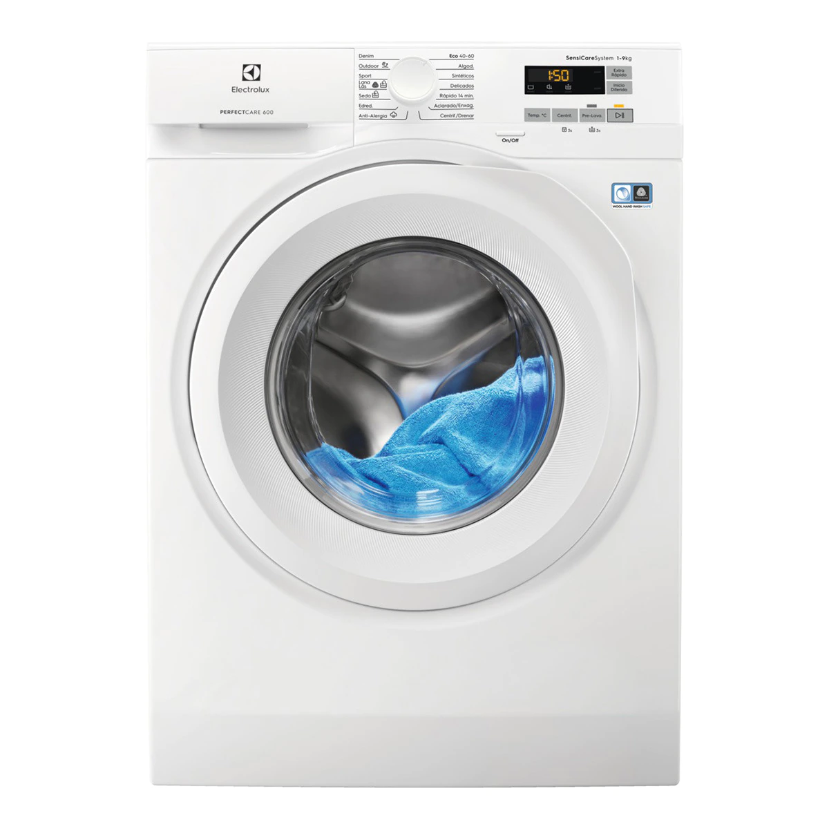 Electrolux LavadoraPerfectCare 600, 9kg, 1200, Class.Energ. A, Inverter, Filtro AutoClean , Gentle c