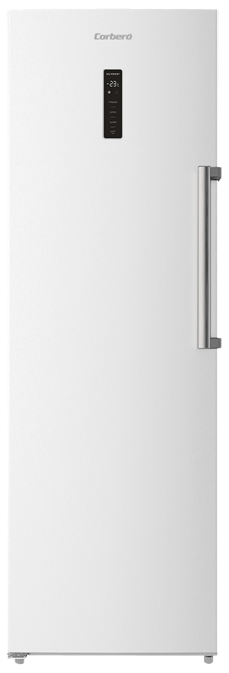 Corbero  E-CCVH18520NFW Congelador Vertical Capacidad 274L, No Frost, Color Blanco, Inverter, Displa