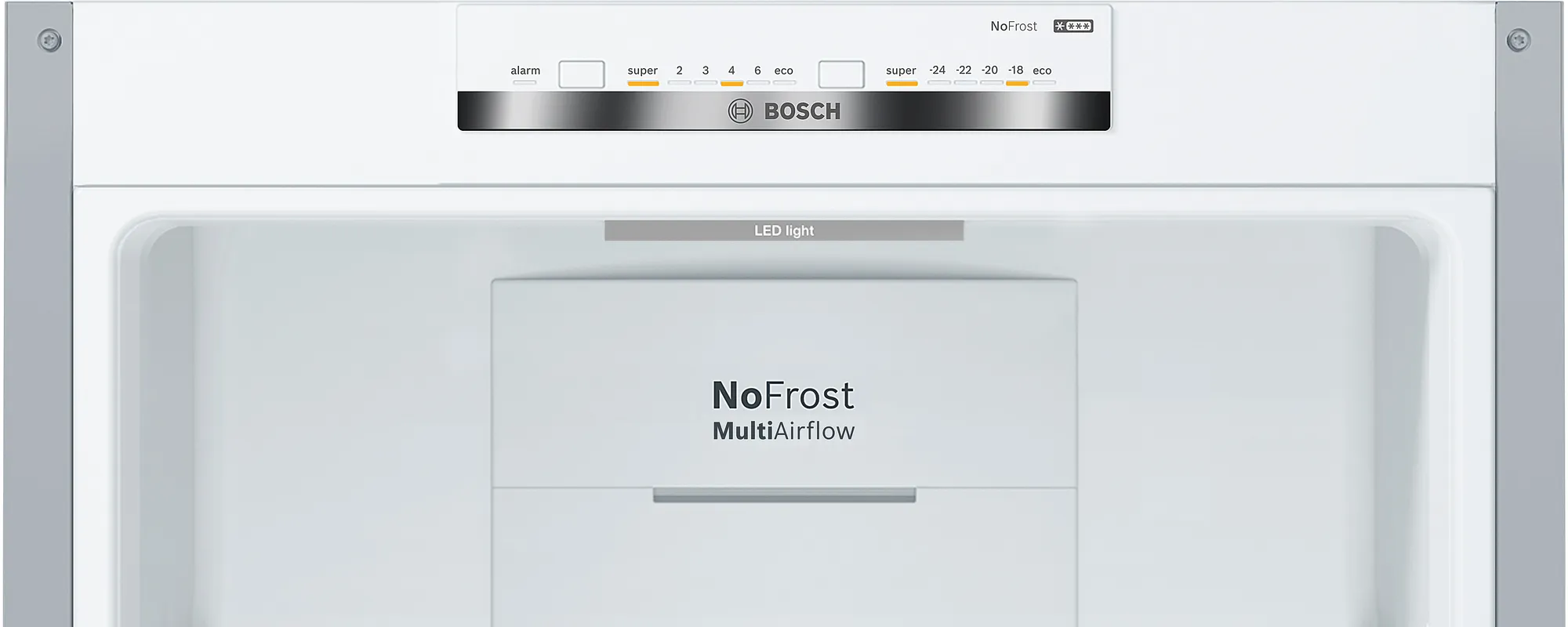 BOSCH Frigorífico combinado de libre instalación 186 x 60 cm Blanco